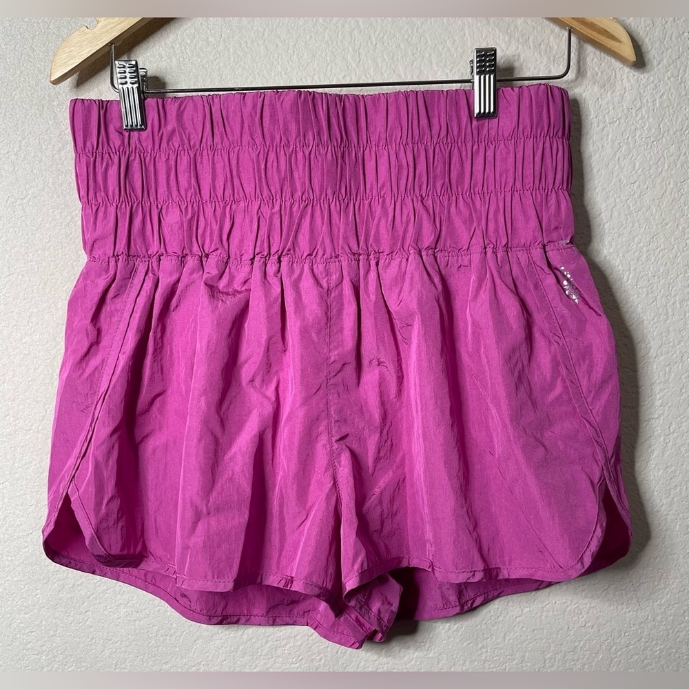 Free People The Way Home Shorts NWOT Pink Size Large - Picture 4 of 8